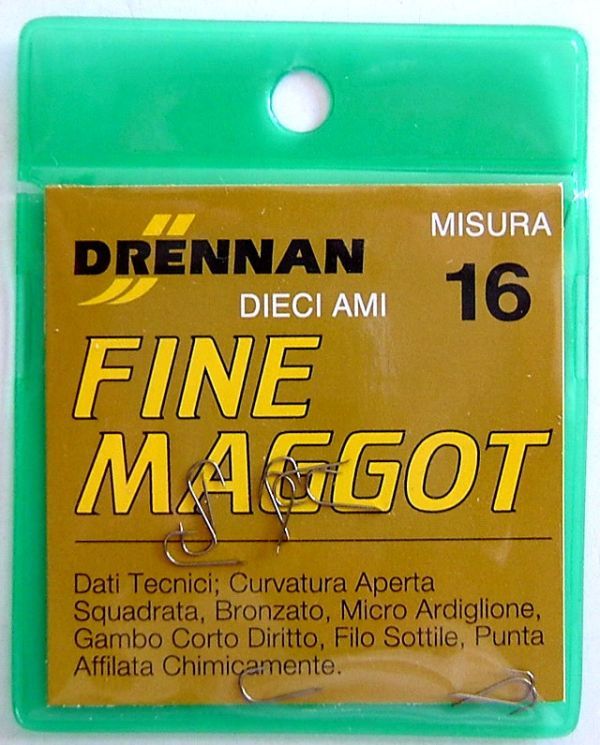 Крючки Fine Maggot (10шт) №20