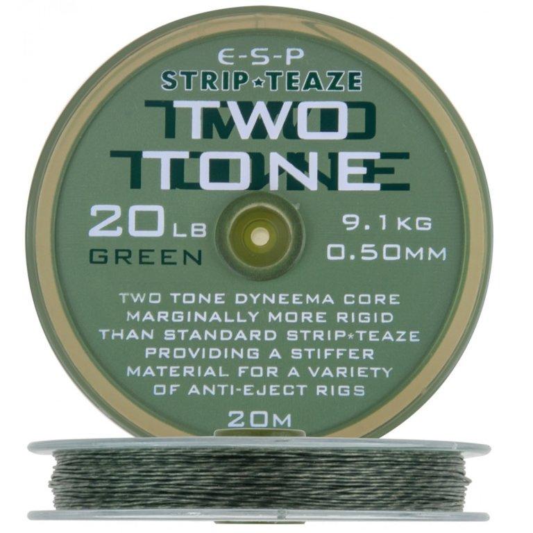 Поводковый материал Two-Tone Coated Braid 20Lb 20м Weedy Green